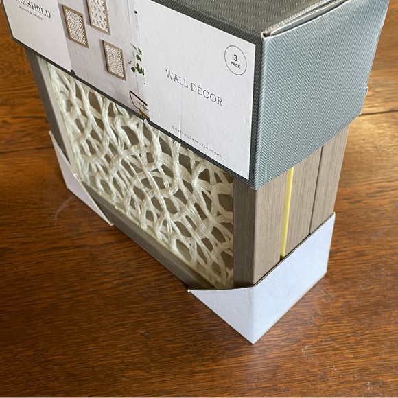 Threshold Rice Paper Shadow Box Wall Decor Set - Picture 4 of 8